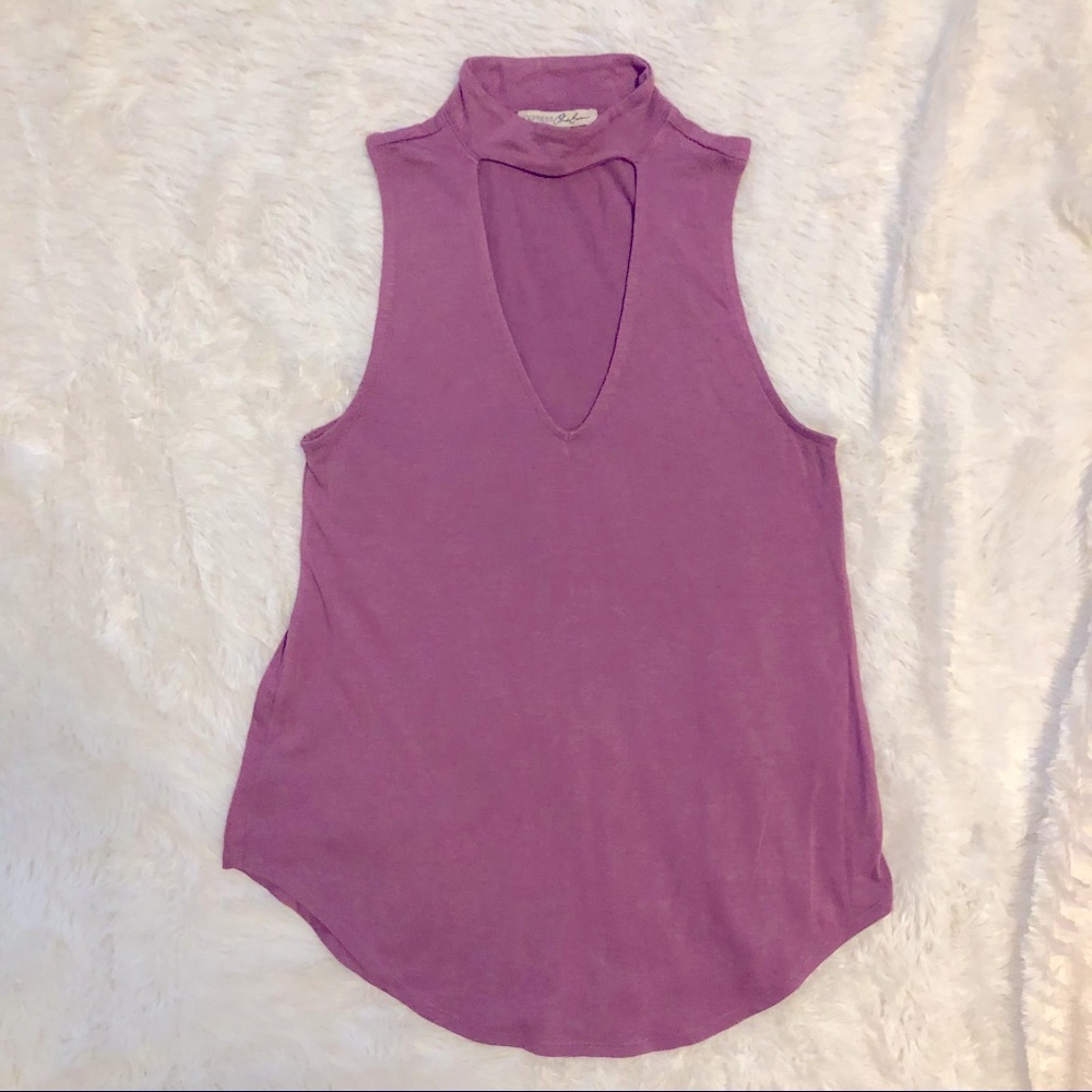 🔴3/$10🔴Express women’s choker neck tank top🔴🔴